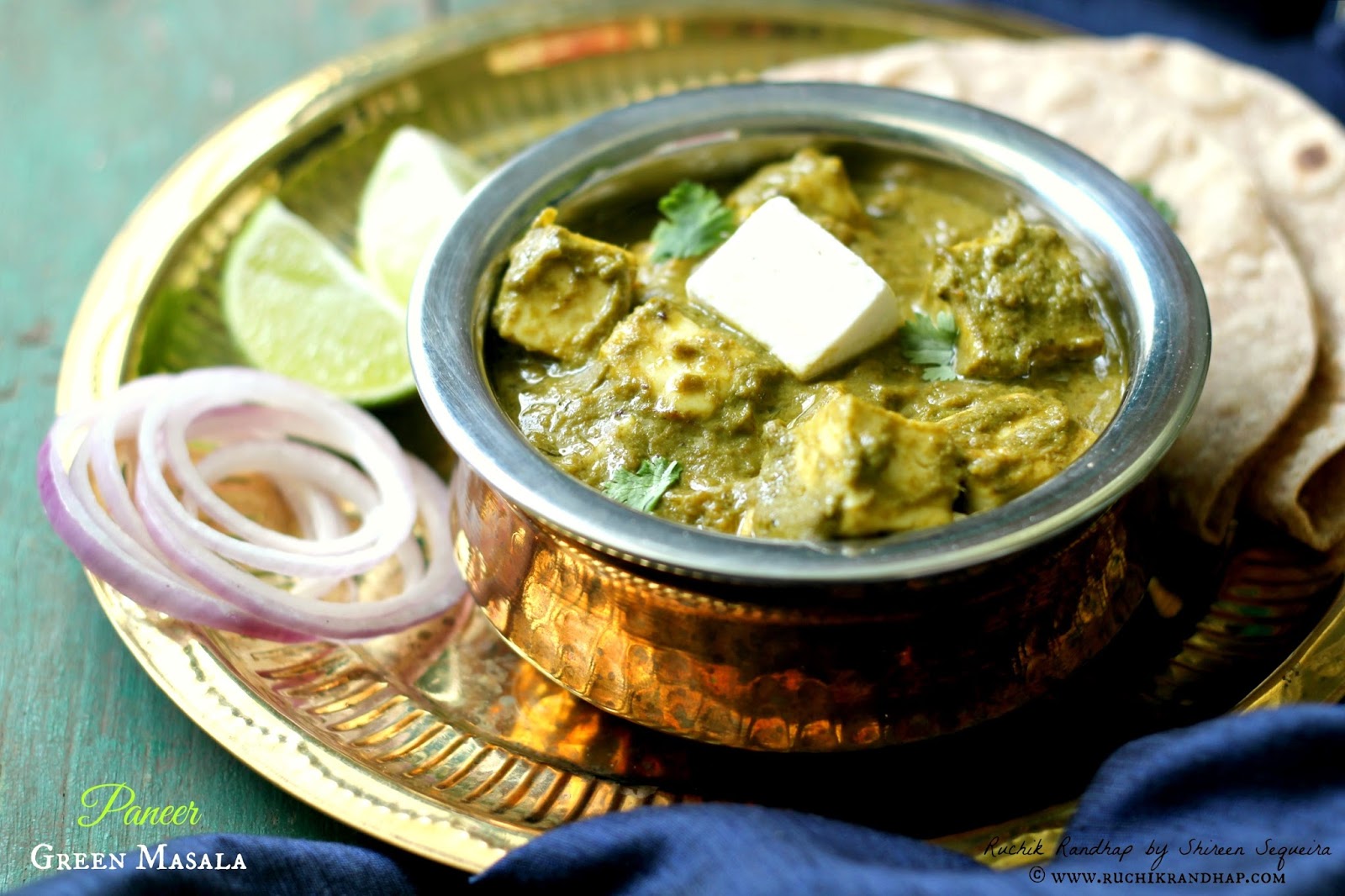 Green top masala curry